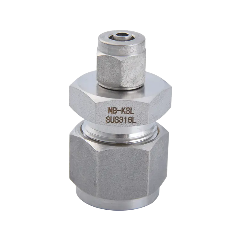 Conector drept reductor de comprimare din oțel inoxidabil 316L