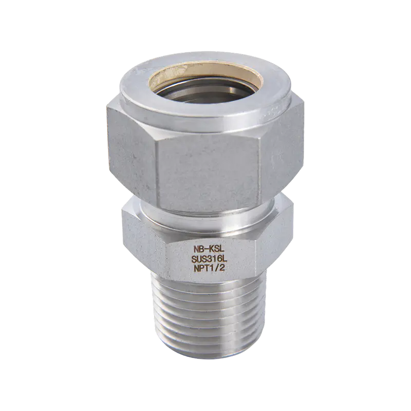 Conector cu filet exterior din oțel inoxidabil 316L