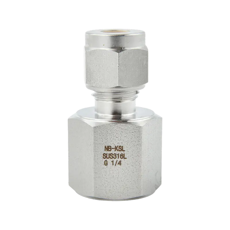 Conector pentru manometru de comprimare din oțel inoxidabil 316L