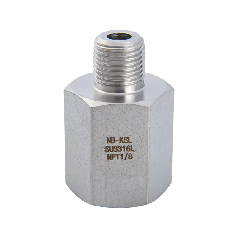 Conector cu filet intern și extern din oțel inoxidabil 316L