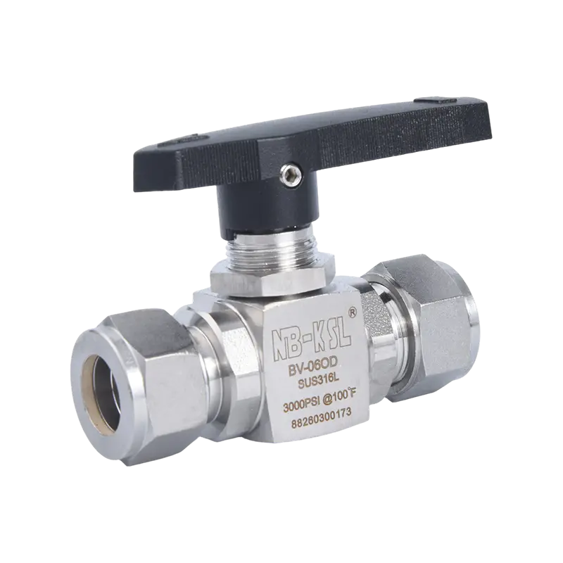Supapă cu ac mini tub din oțel inoxidabil 316L