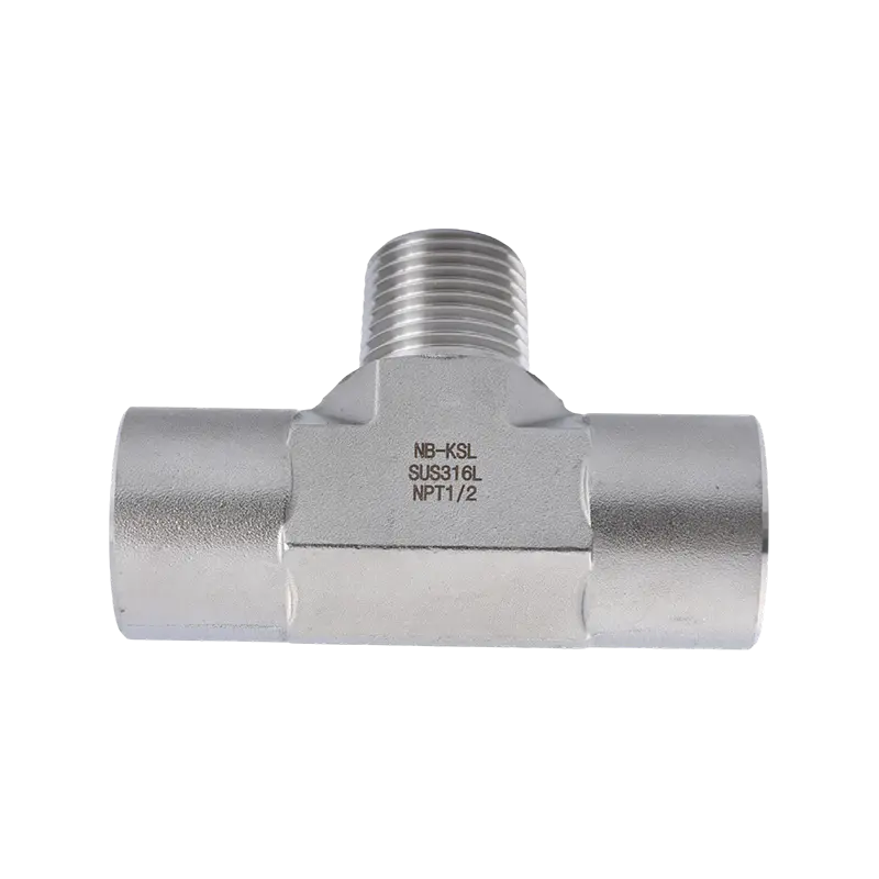 Conector în T filet intern și extern